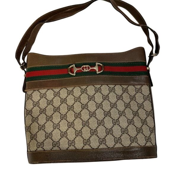 Gucci Secchiello Monogramma GG Vintage horsebit Ophidia Shoulder bag - Picture 6 of 12